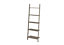 Corona Grey ladder design shelf unit, grey wax finish