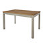 Corona Linea rectangular dining table, grey wax