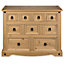 Corona Merchant 9 Drawer Chest of Drawers Sideboard Mexican Solid Pine