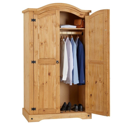 Pine wardrobe top box discount