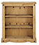Corona Small Pine Bookcase 3 Book Shelves Mexican Solid Wood