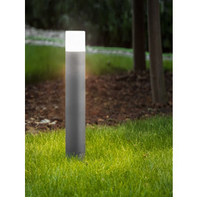 CORTEZ - CGC Dark Grey Tall Outdoor Garden Post Pathway Light