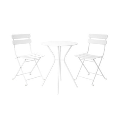 Cosco 3 pieces Bistro Set in White