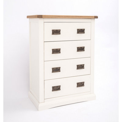 Cosenza 4 Drawer Chest of Drawers Bras Drop Handle