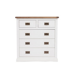 Cosenza 5 Drawer Chest of Drawers Bras Drop Handle