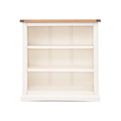 Cosenza Off White Bookcase 90x90x30cm