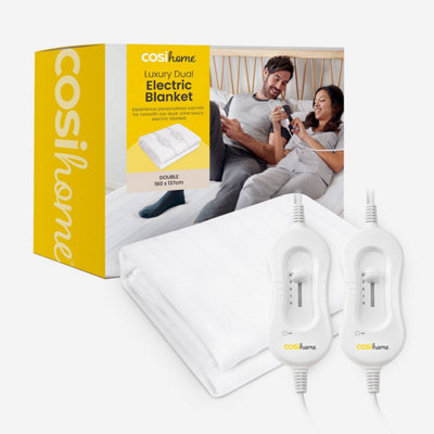 Cosi Home Electric Blanket with Dual Control Double Size DIY