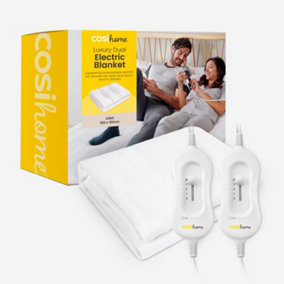 Cosi Home Electric Blanket with Dual Control - King Size