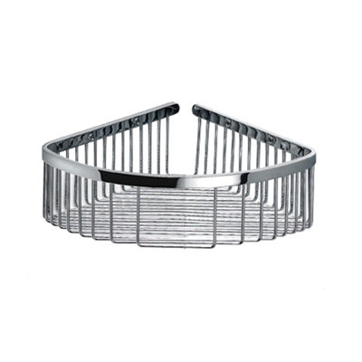 Cosmic Corner Rack Soap Dish Chrome Essentials