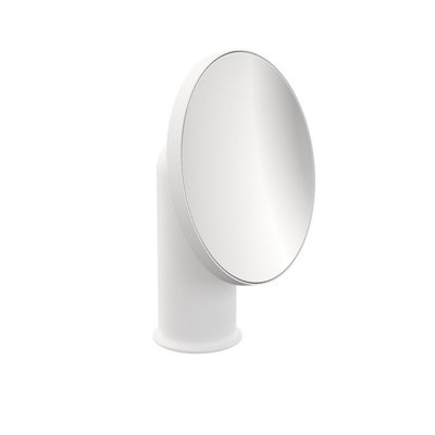 Cosmic Free Standing Magnifying Mirror Matte White Geyser (X5)