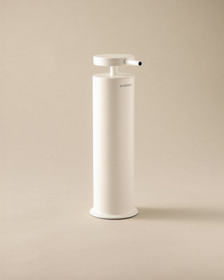 Cosmic Free Standing Soap Dispenser Matte White Geyser (185ML)