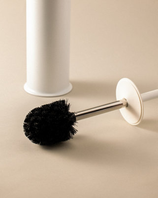 Cosmic Free Standing Toilet Brush Matte Black Geyser - 3