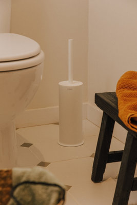 Cosmic Free Standing Toilet Brush Matte Black Geyser - 4