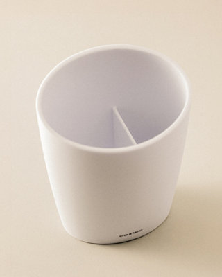 Cosmic Free Standing Toothbrush Holder Matte Grey Saku - 3