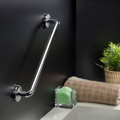 COSMIC Grab rail 45cm, Straight, Silver, Supports up to 150kg ...