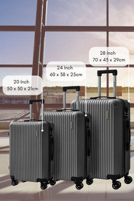 Kadi Carry-on Business Suitcase 55.5cm in Charcoal