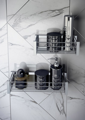 Cosmic Rack Soap Dish Removable Chrome Essentials - 3