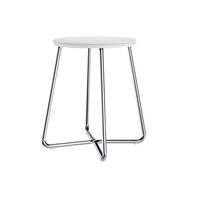 Cosmic Stool Matte White Architect