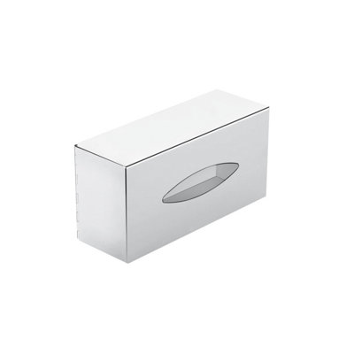 Cosmic Tissue Box Glossy Stainless Steel Architect Sp