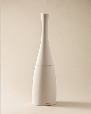 COSMIC Toilet brush and holder. Soft-touch freestanding loo brush. High quality materials. Saku Collection, Matte Stone