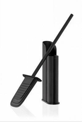 Cosmic Toilet Brush Matte Black Flat