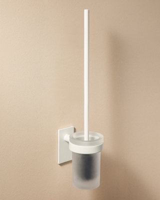 Cosmic Toilet Brush Matte White Stick