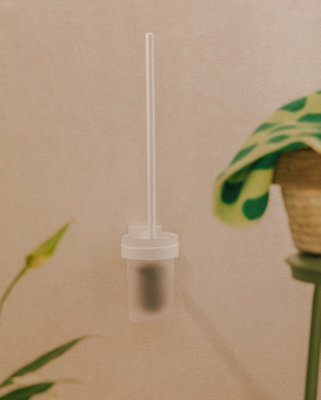 Cosmic Toilet Brush Matte White Stick - 4