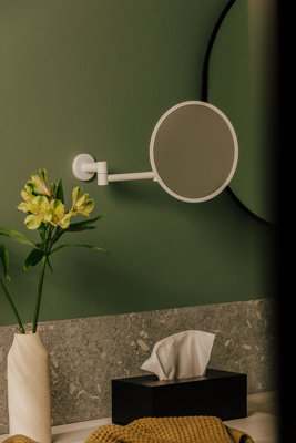 COSMIC Wall Magnifying Mirror, Brushed Copper PVD Architect Sp (X5)