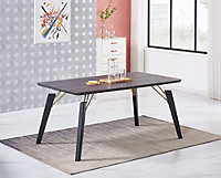Cosmo LUX Dining Table Single, Black