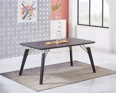 Cosmo LUX Dining Table Single, Black