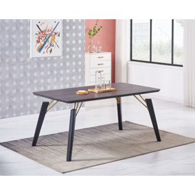 Cosmo LUX Dining Table Single, Black