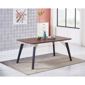Cosmo LUX Dining Table Single, Walnut