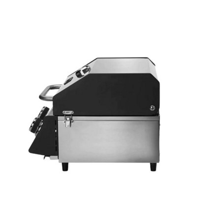 CosmoGrill 2 Burner Compact Gas Stainless Steel BBQ Ideal For Tables Grills Terraces Camping with Heavy Duty Cover - 5