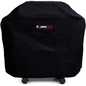 CosmoGrill Barbecue Cover 600D Oxford Fabric Cloth Heavy Duty UV Protected (Platinum,Stainless steel 6+2) - FREE NEXT-DAY DELIVERY