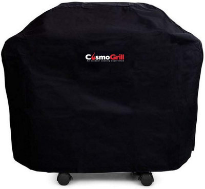 CosmoGrill BBQ Barbecue Cover 600D Oxford Fabric Cloth Heavy Duty UV Protected (DUO DUEL FUEL)