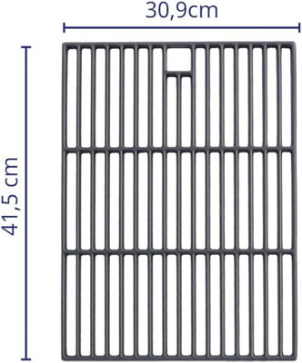 CosmoGrill Cast Iron Grate for Deluxe & Pro 4+1 Gas Barbecue (Deluxe & Pro 4+1 Grill Grate)