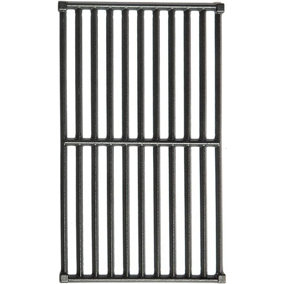 CosmoGrill Cast Iron Grates Griddles Platinum Stainless Steel & Premium Black BBQ (24 CM, Cast IronGrate) - FREE NEXT-DAY DELIVERY