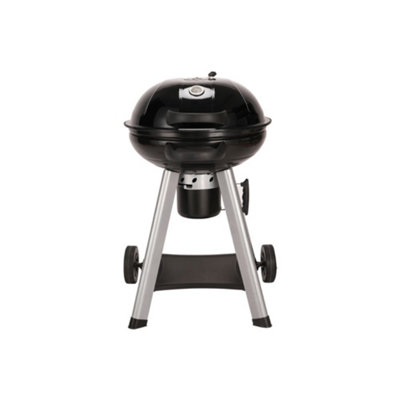 CosmoGrill Kettle Charcoal, Freestanding Portable BBQ Grill with Adjustable Vents, Integrated Thermometer and Ash Catcher