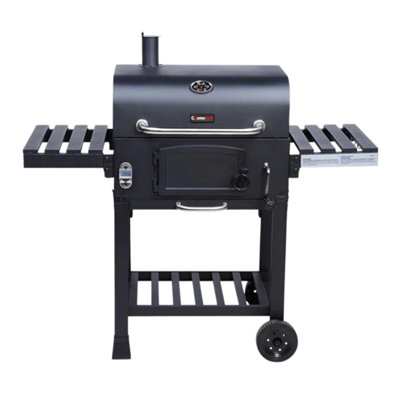 Cast iron charcoal grill and smoker hotsell