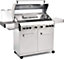 CosmoGrill Platinum Stainless Steel 6+2 Silver Gas Barbecue with Side Searer and Storage