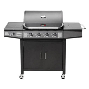 CosmoGrill Pro Deluxe 5 Gas Burner 4+1 Barbecue Grill, Stainless-Steel Warming Rack - FREE NEXT-DAY DELIVERY