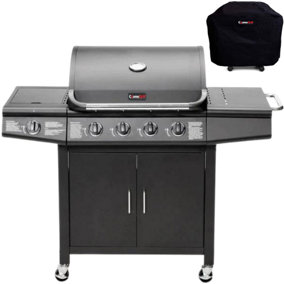CosmoGrill Pro Deluxe 5 Gas Burner 4+1 Barbecue Grill with Storage & Weatherproof Cover - FREE NEXT-DAY DELIVERY