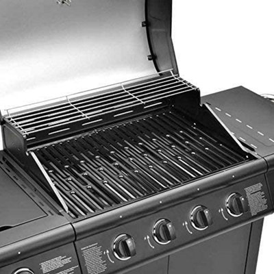 CosmoGrill Pro Deluxe 5 Gas Burner 4+1 Barbecue Grill with Storage & Weatherproof Cover - NEXT DAY DELIVERY INC WEEKEND