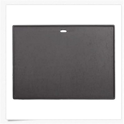 CosmoGrill Rectangular BBQ Cast Iron Griddle for the Original Series 4+1 (93420) Barbecue - 32cm(L) x 30cm(W)