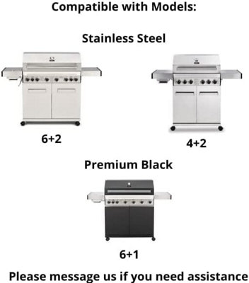 CosmoGrill Sear Burner for Platinum Stainless Steel & Premium Black Barbecues - 5