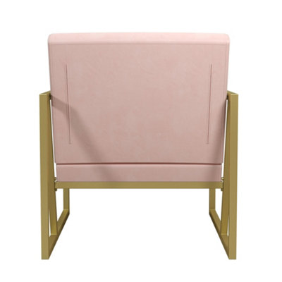 CosmoLiving Lexington Modern Chair Pink