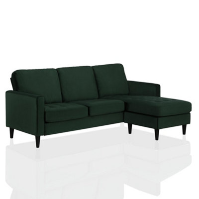 CosmoLiving Strummer Reversible Sectional Sofa Green