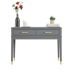 CosmoLiving Westerleigh Console Table Graphite Grey