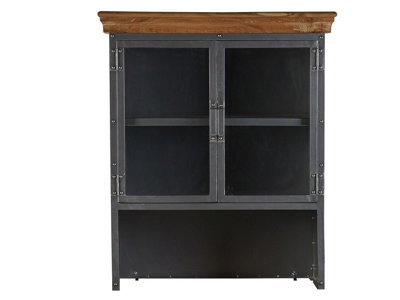 Cosmopolitan Industrial Sideboard Hutch - Wood & Metal