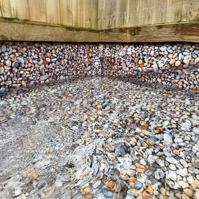 Cost Wise unique garden pond/stream liner, tough 280gsm pebble pattern,pond liner 5m x 5m